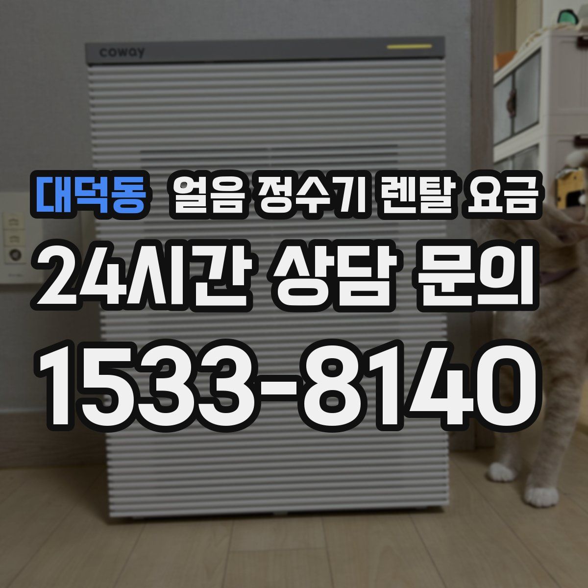 대덕동 얼음 정수기 렌탈 요금