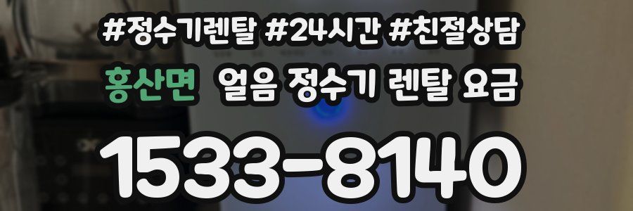 홍산면 얼음 정수기 렌탈 요금