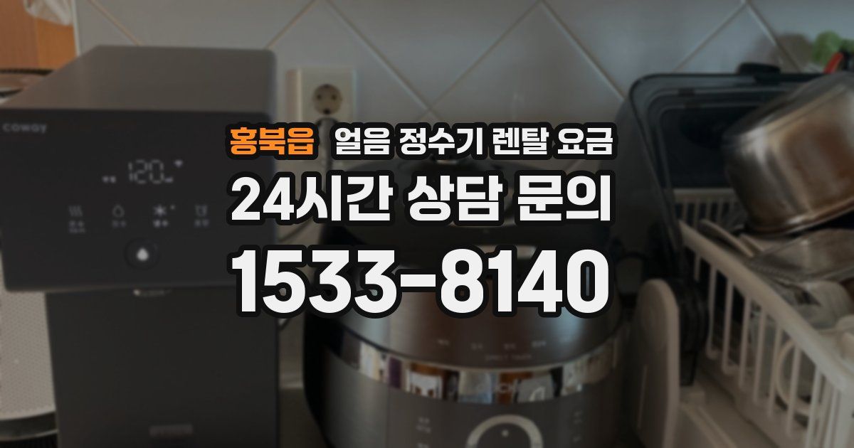 홍북읍 얼음 정수기 렌탈 요금