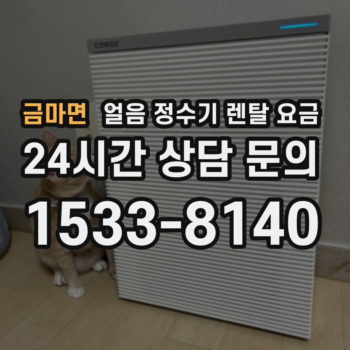 금마면 얼음 정수기 렌탈 요금