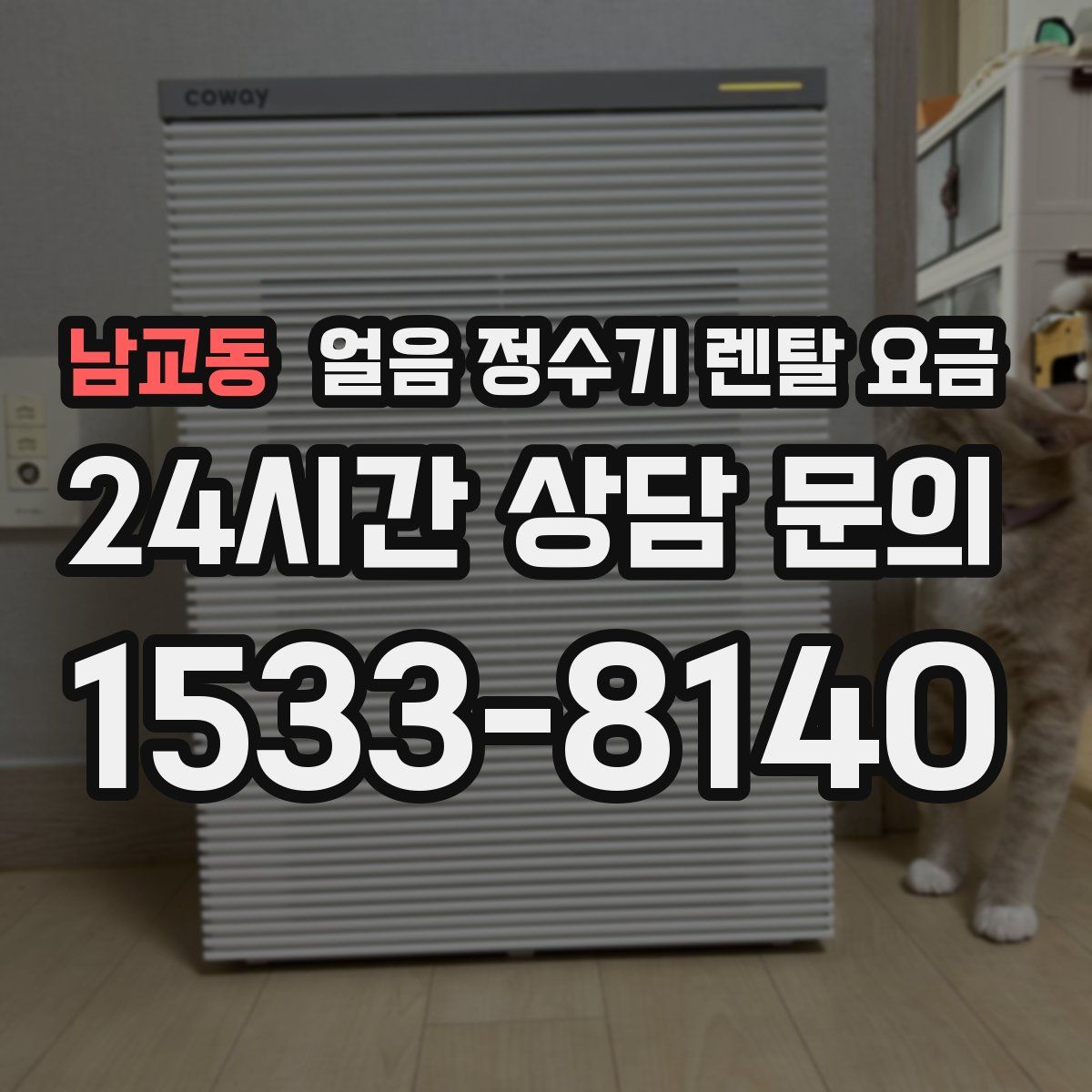 남교동 얼음 정수기 렌탈 요금