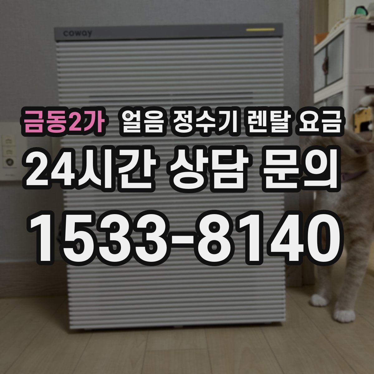 금동2가 얼음 정수기 렌탈 요금