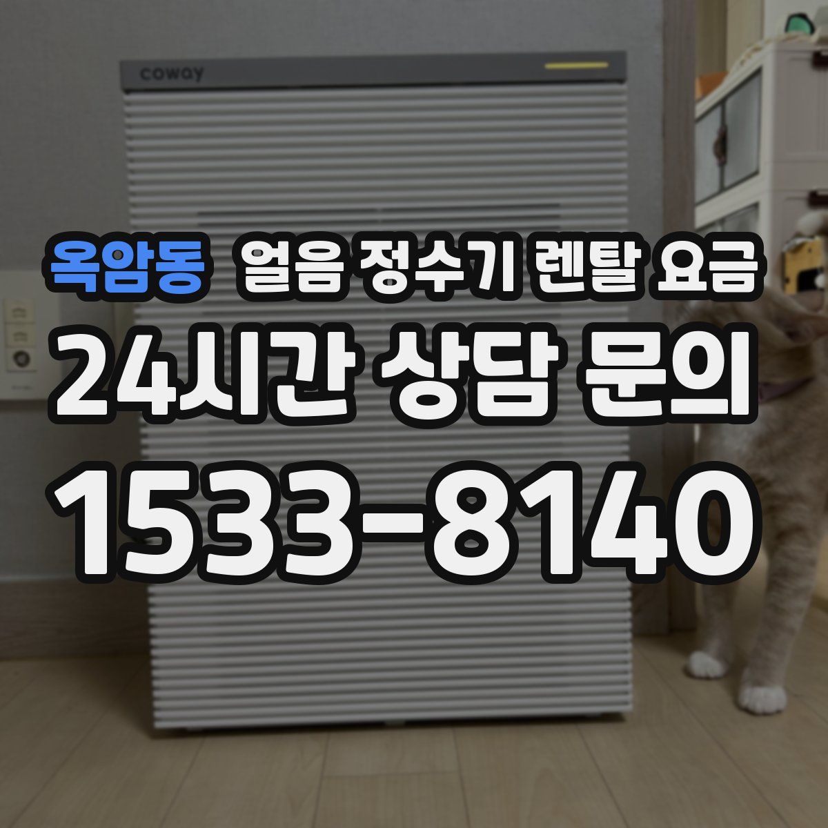 옥암동 얼음 정수기 렌탈 요금