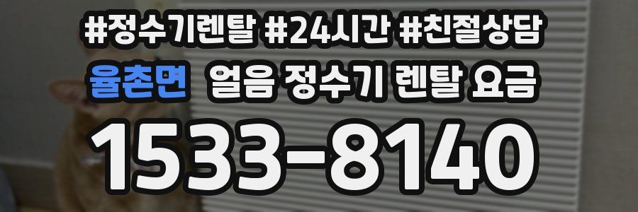 율촌면 얼음 정수기 렌탈 요금