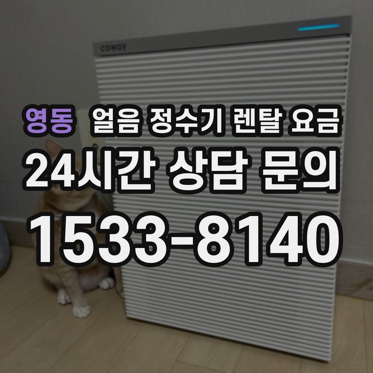 영동 얼음 정수기 렌탈 요금