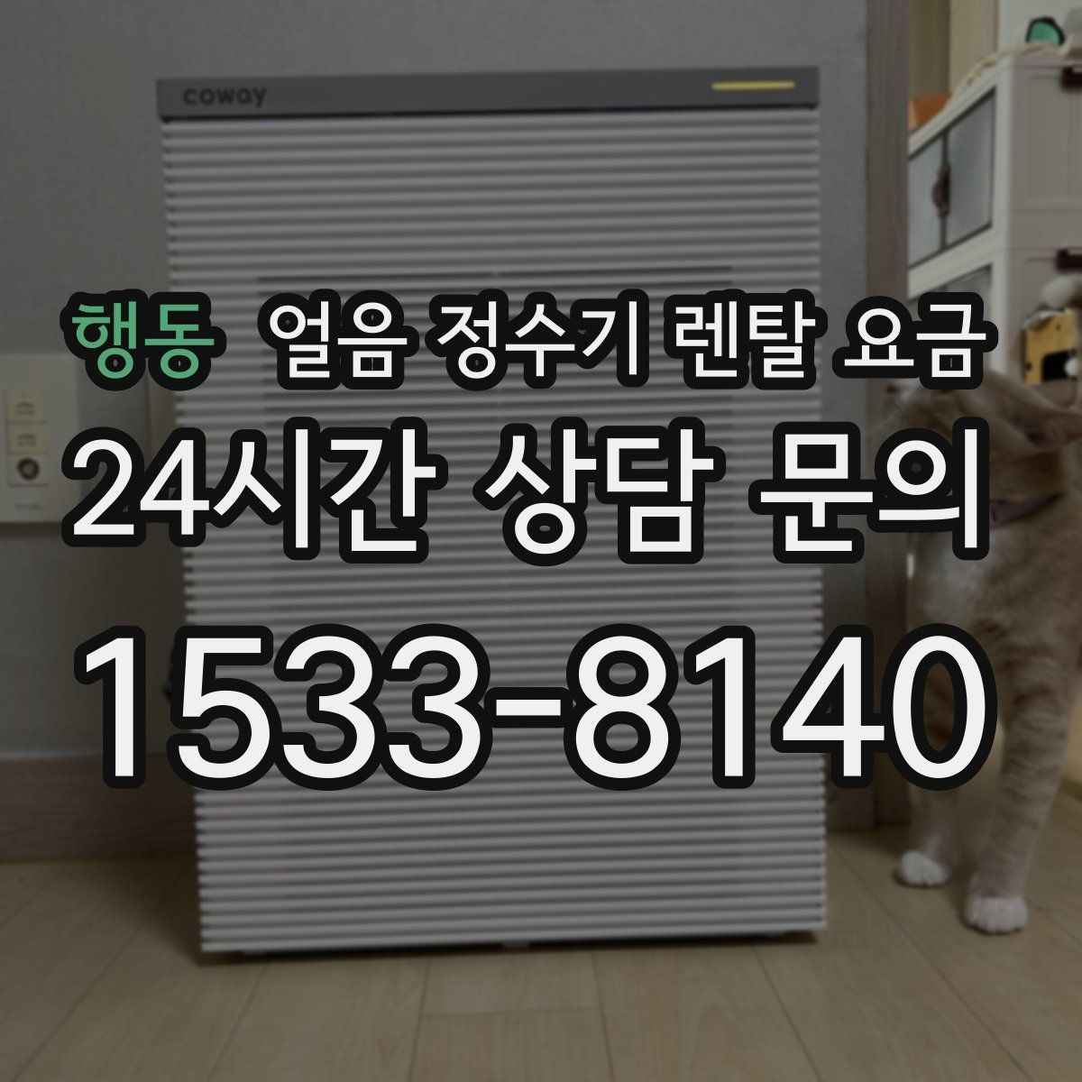 행동 얼음 정수기 렌탈 요금 사은품보다 중요한 기준 정리