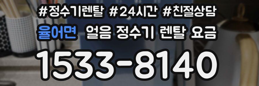 율어면 얼음 정수기 렌탈 요금