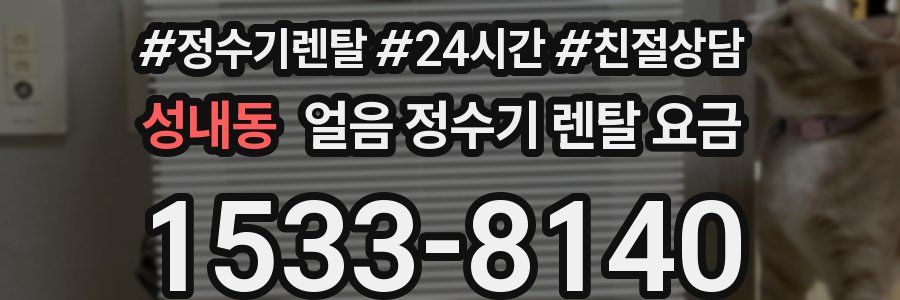 성내동 얼음 정수기 렌탈 요금
