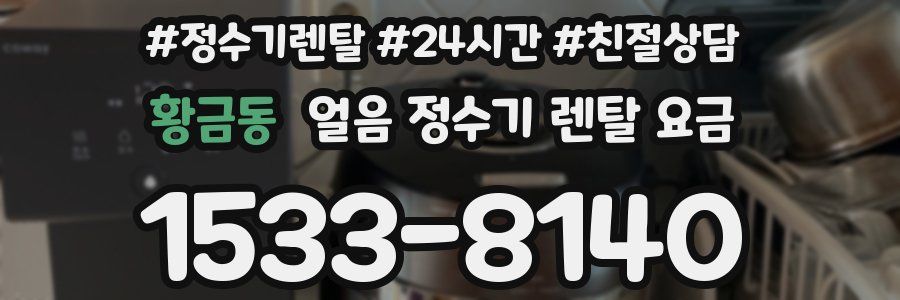 황금동 얼음 정수기 렌탈 요금