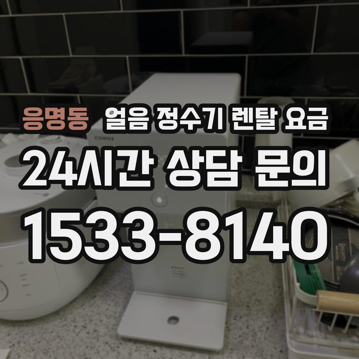 응명동 얼음 정수기 렌탈 요금