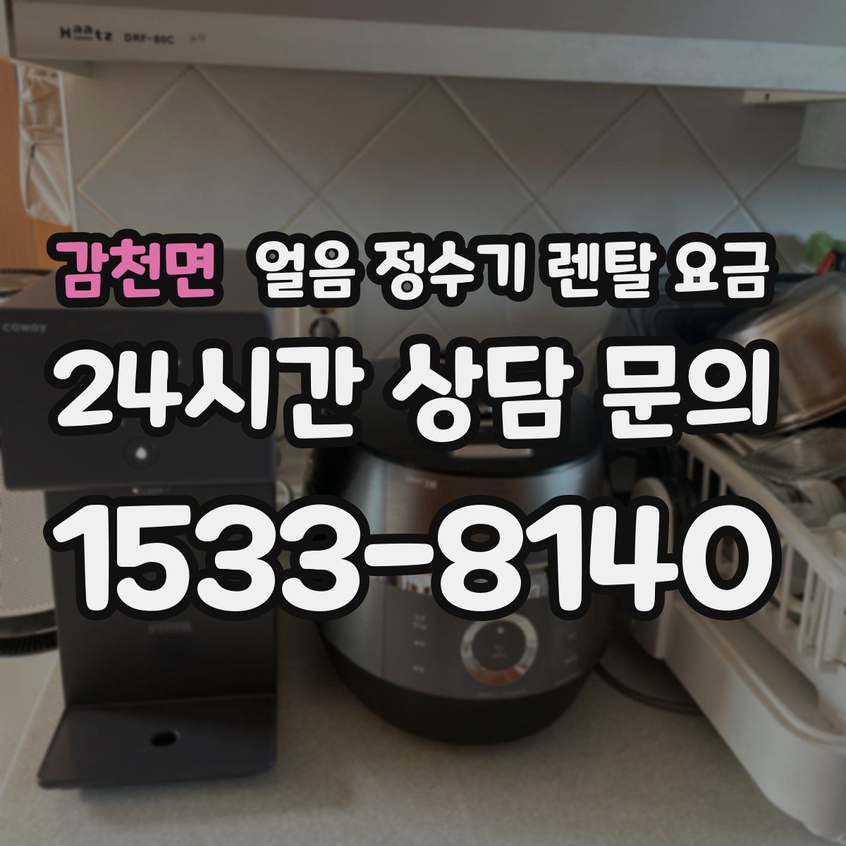 감천면 얼음 정수기 렌탈 요금