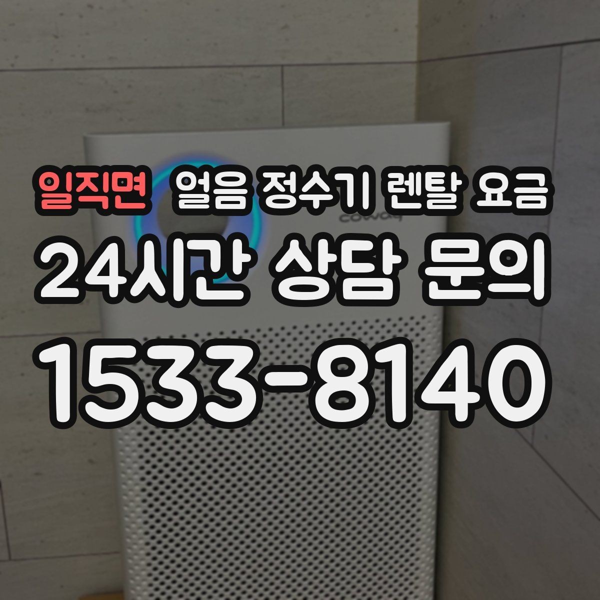 일직면 얼음 정수기 렌탈 요금 실제 사용자 경험 기준 정리