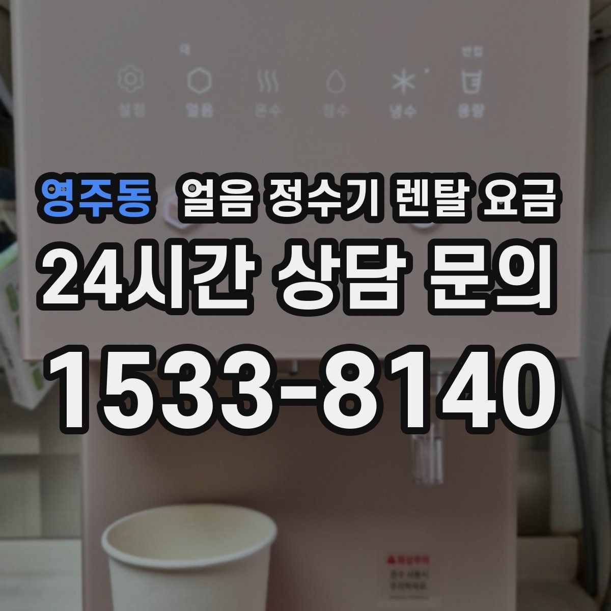 영주동 얼음 정수기 렌탈 요금 관리 방식에 따라 달라지는 비용