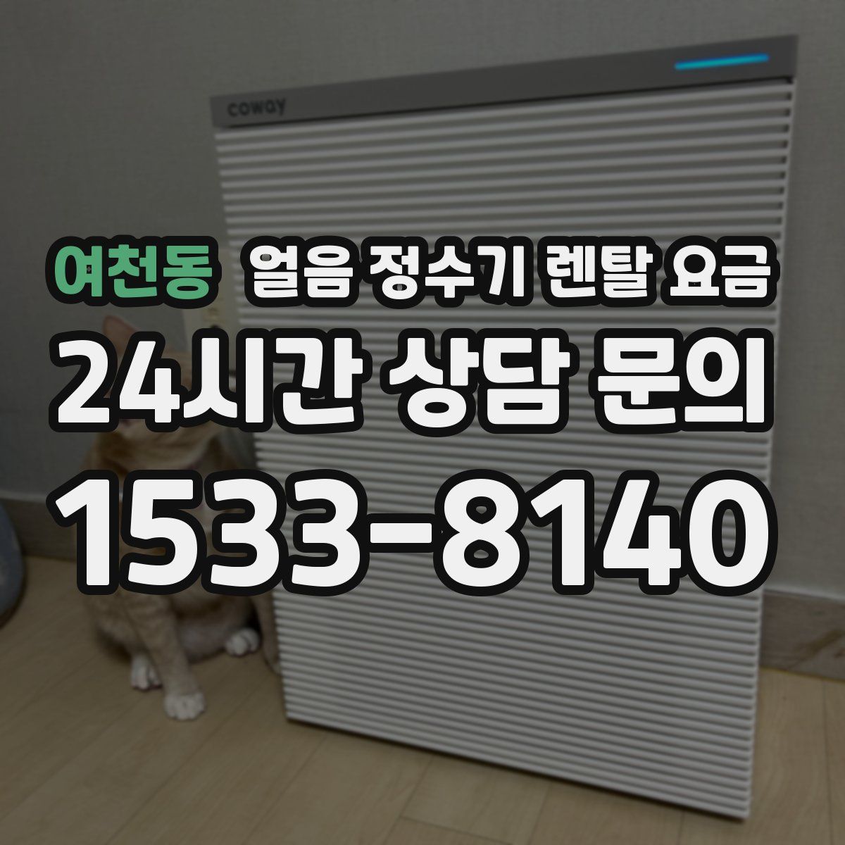 여천동 얼음 정수기 렌탈 요금