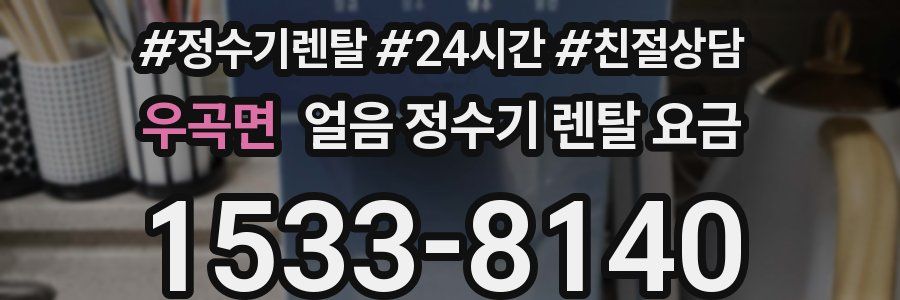 우곡면 얼음 정수기 렌탈 요금