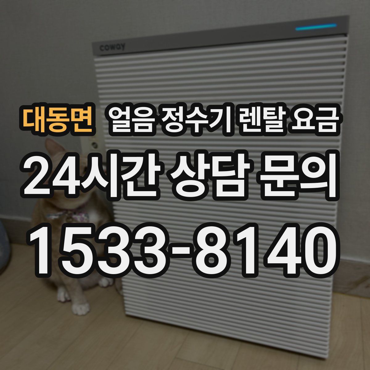 대동면 얼음 정수기 렌탈 요금