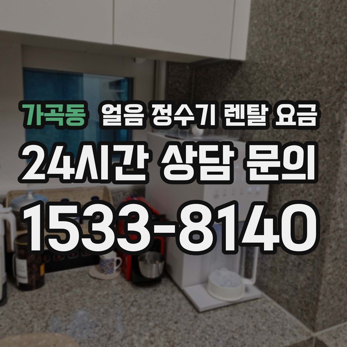 가곡동 얼음 정수기 렌탈 요금 위생 민감한 집의 선택 기준