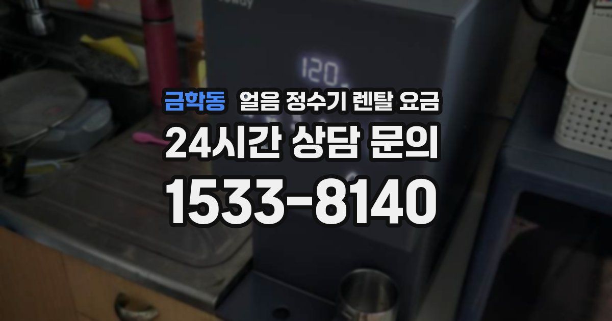 금학동 얼음 정수기 렌탈 요금