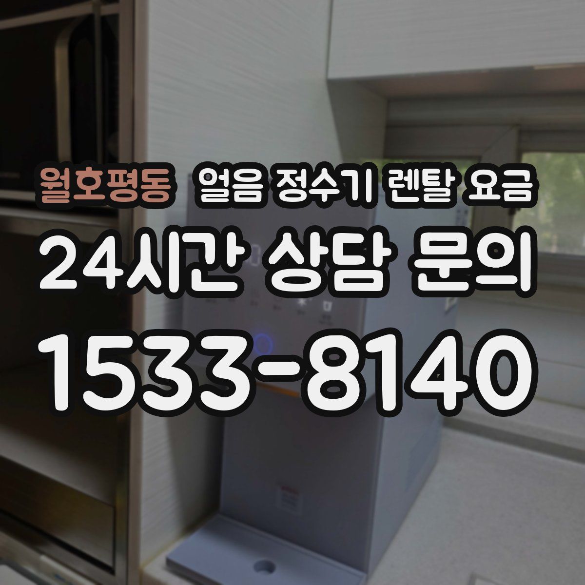 월호평동 얼음 정수기 렌탈 요금