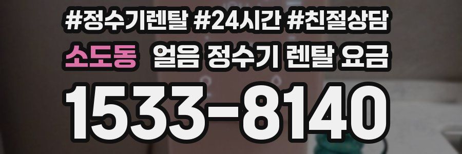 소도동 얼음 정수기 렌탈 요금