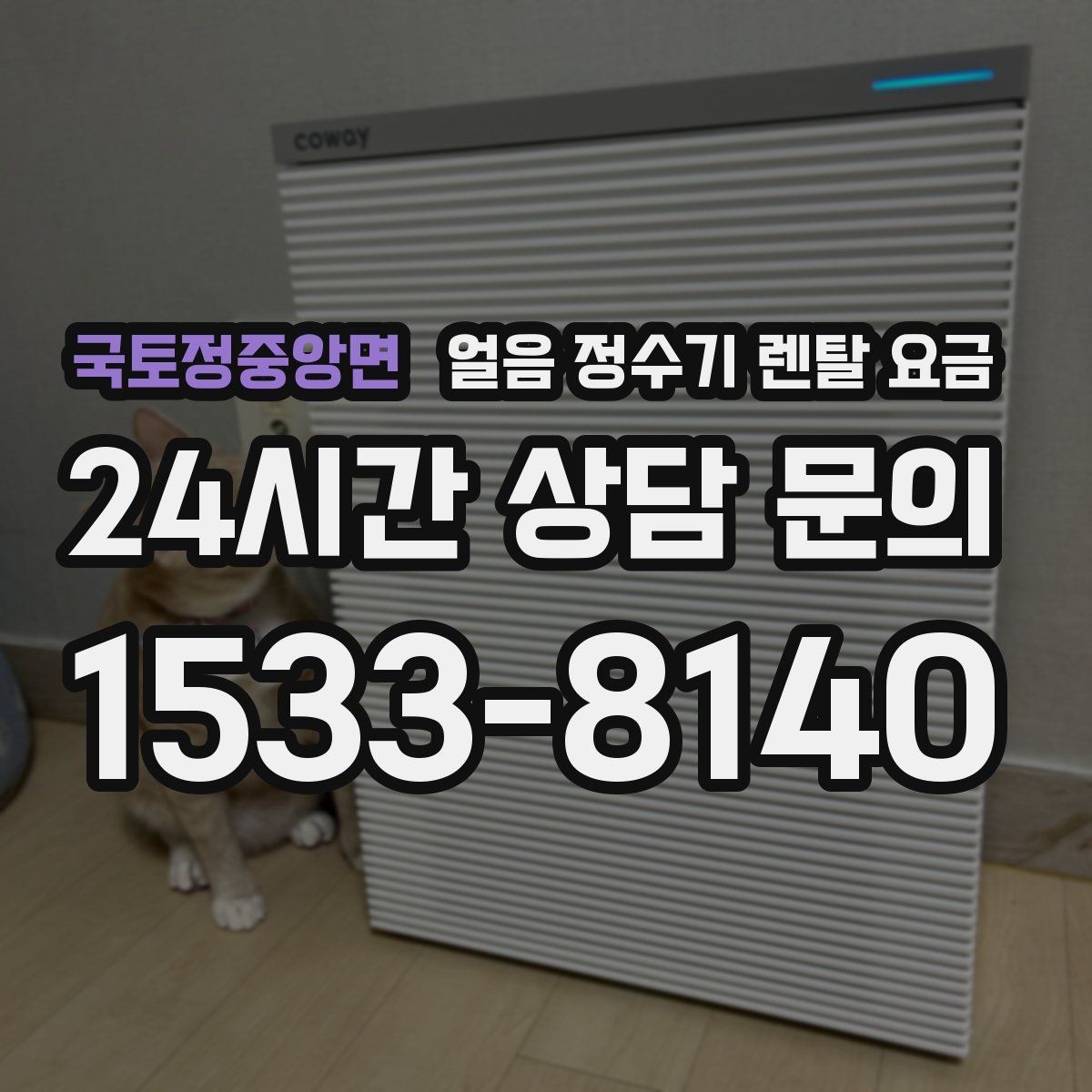 국토정중앙면 얼음 정수기 렌탈 요금 직수형과 저수조형 비교 포인트