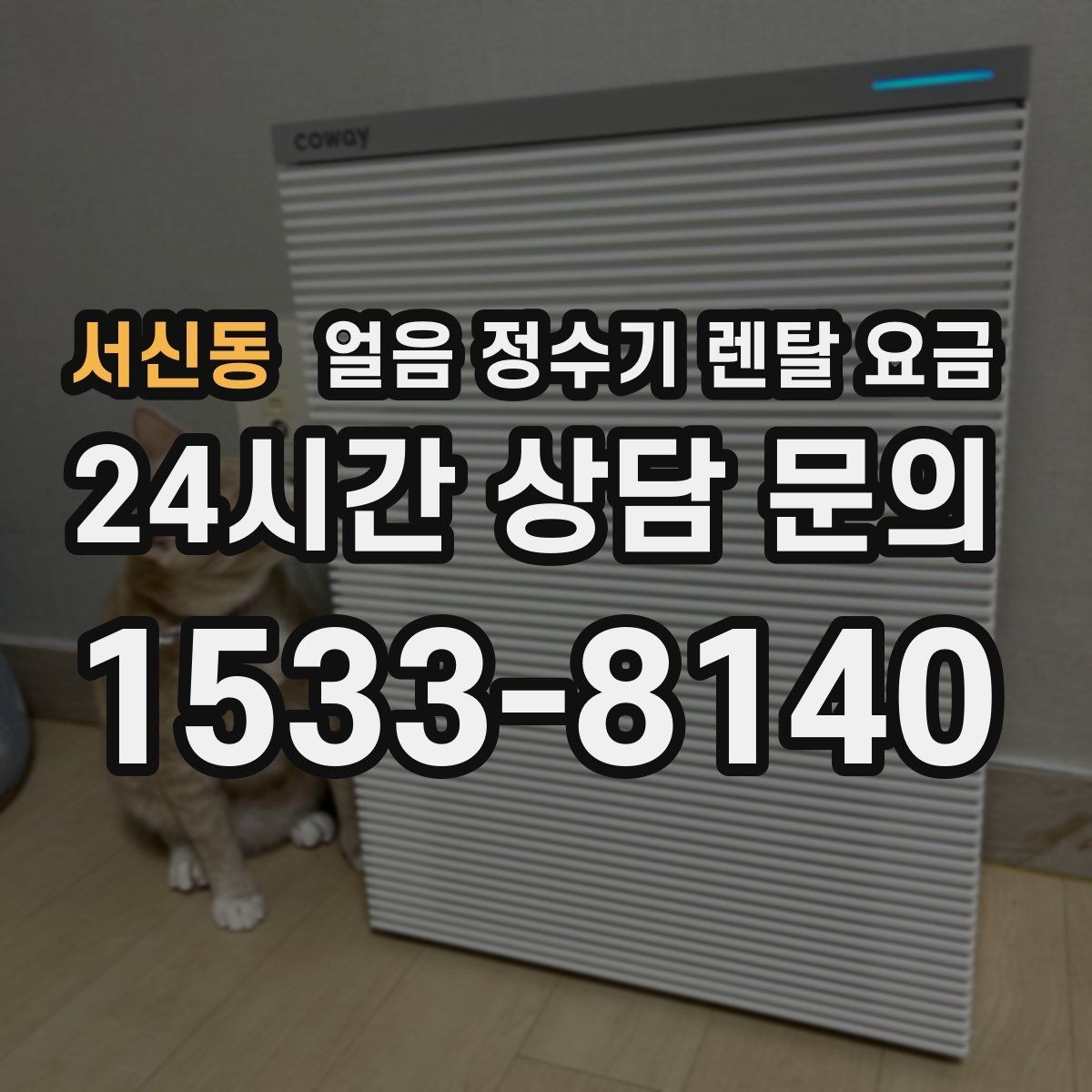 서신동 얼음 정수기 렌탈 요금 살균 기능 중요성 정리