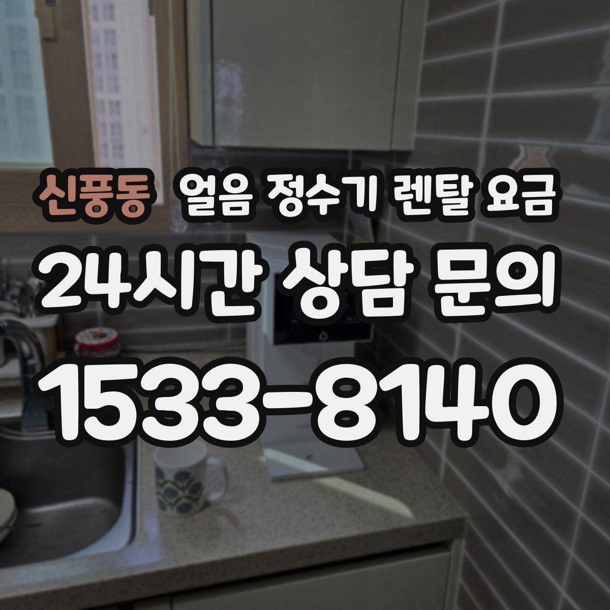 신풍동 얼음 정수기 렌탈 요금 얼음 기능이 중요한 집의 특징