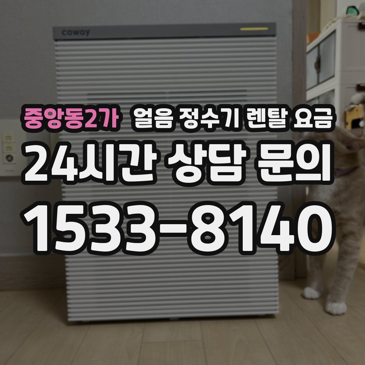 중앙동2가 얼음 정수기 렌탈 요금