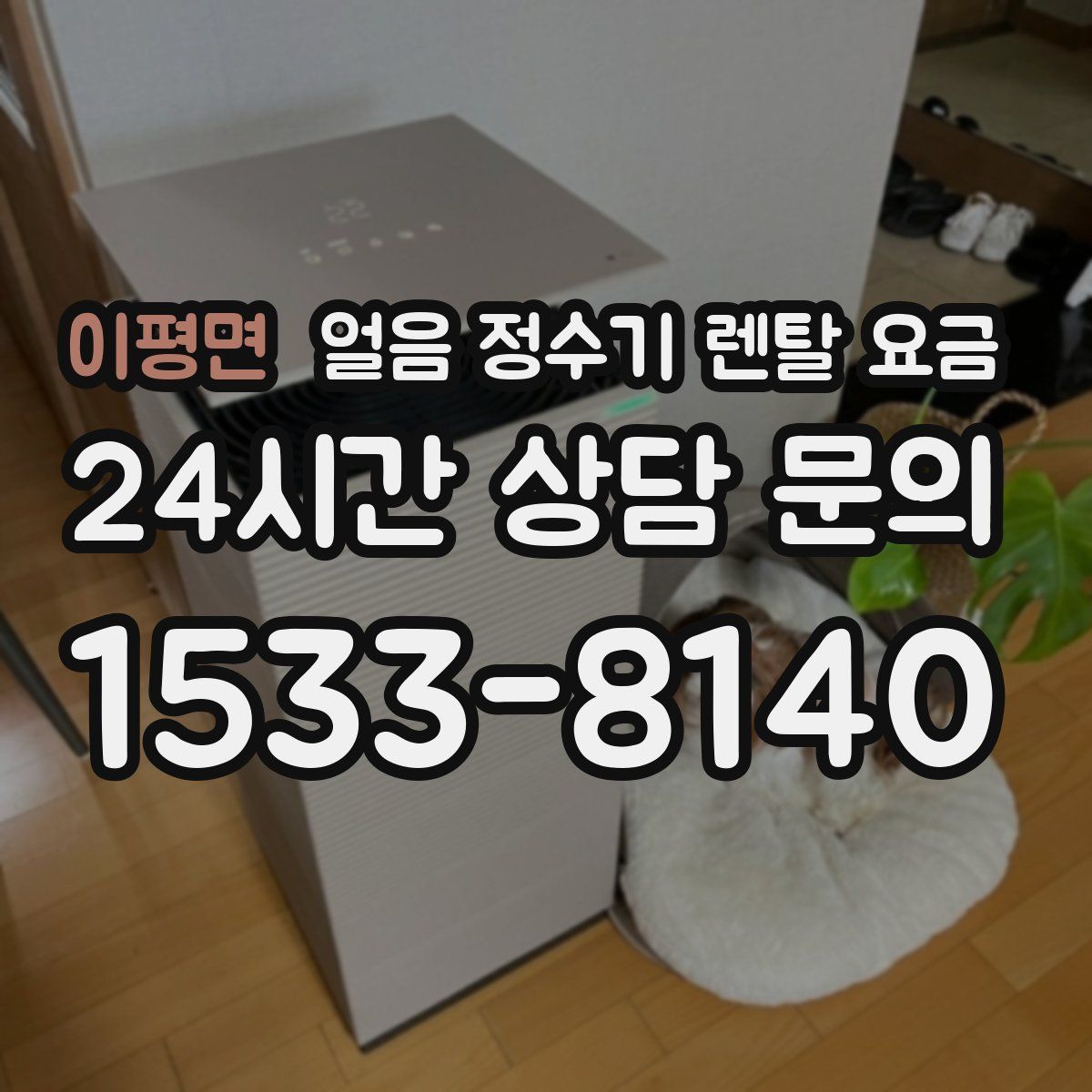 이평면 얼음 정수기 렌탈 요금