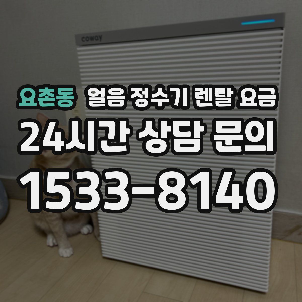 요촌동 얼음 정수기 렌탈 요금