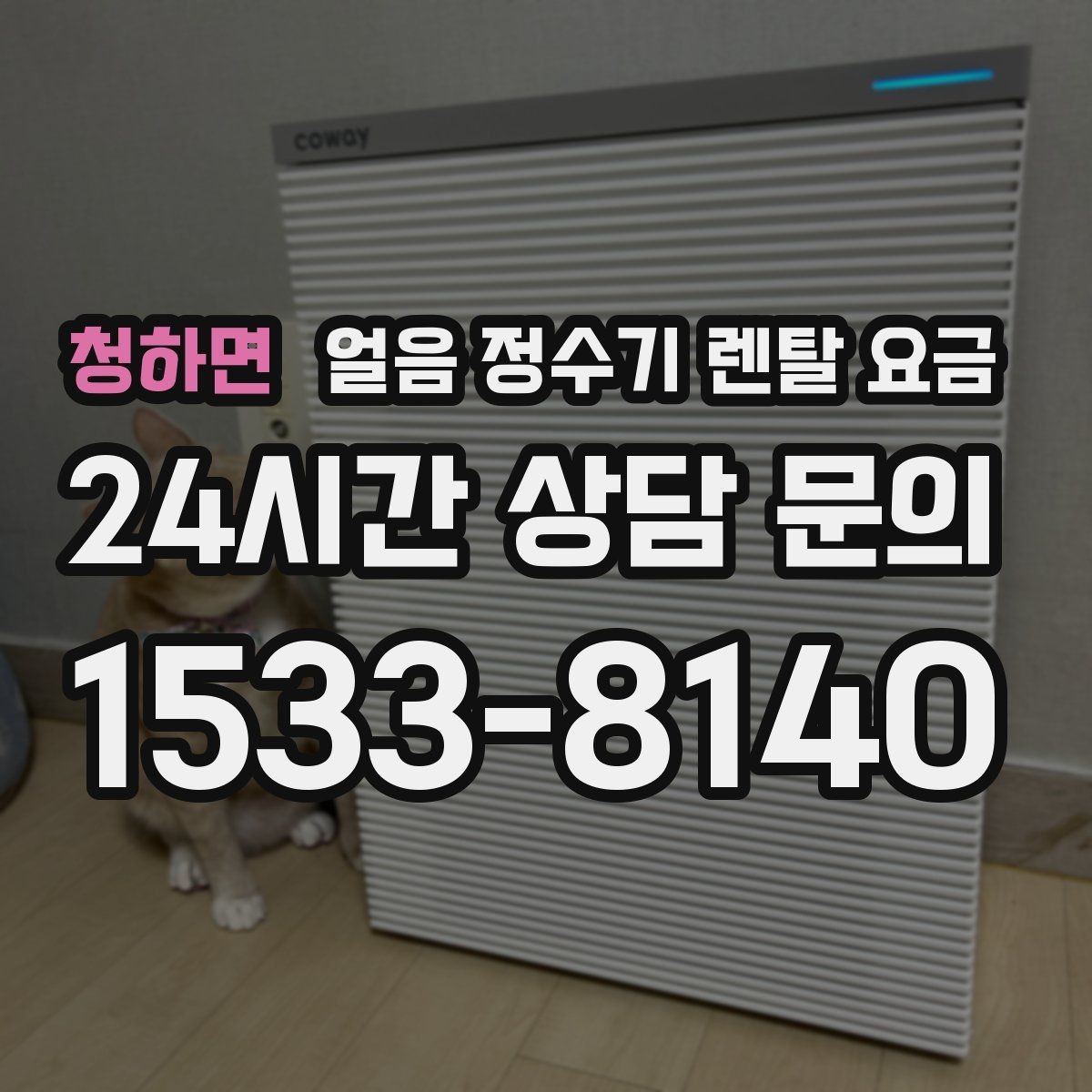 청하면 얼음 정수기 렌탈 요금 직수형이 인기 있는 이유