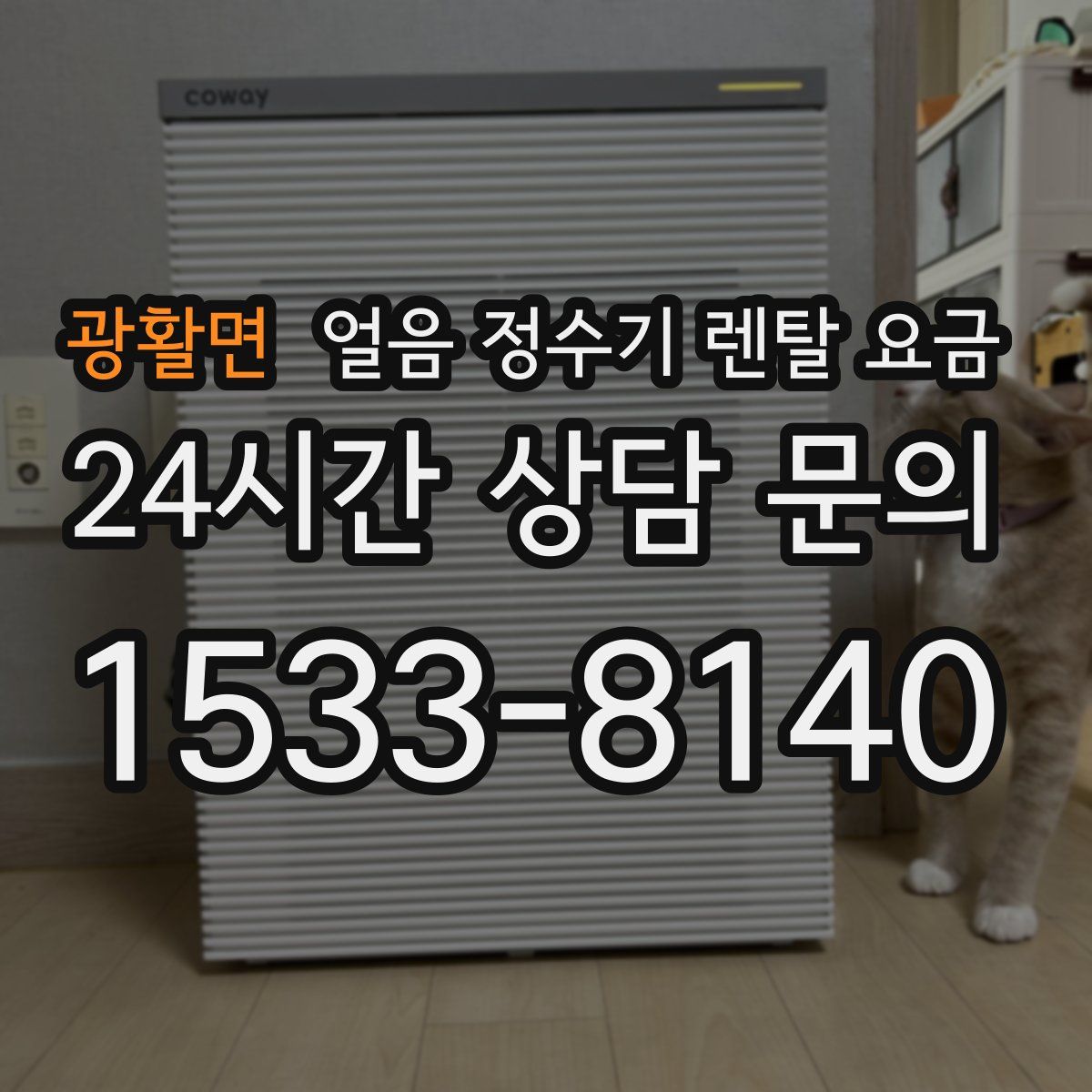 광활면 얼음 정수기 렌탈 요금