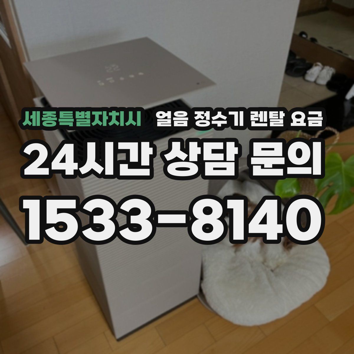 세종특별자치시 얼음 정수기 렌탈 요금