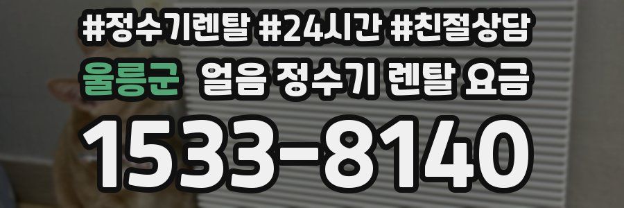 울릉군 얼음 정수기 렌탈 요금