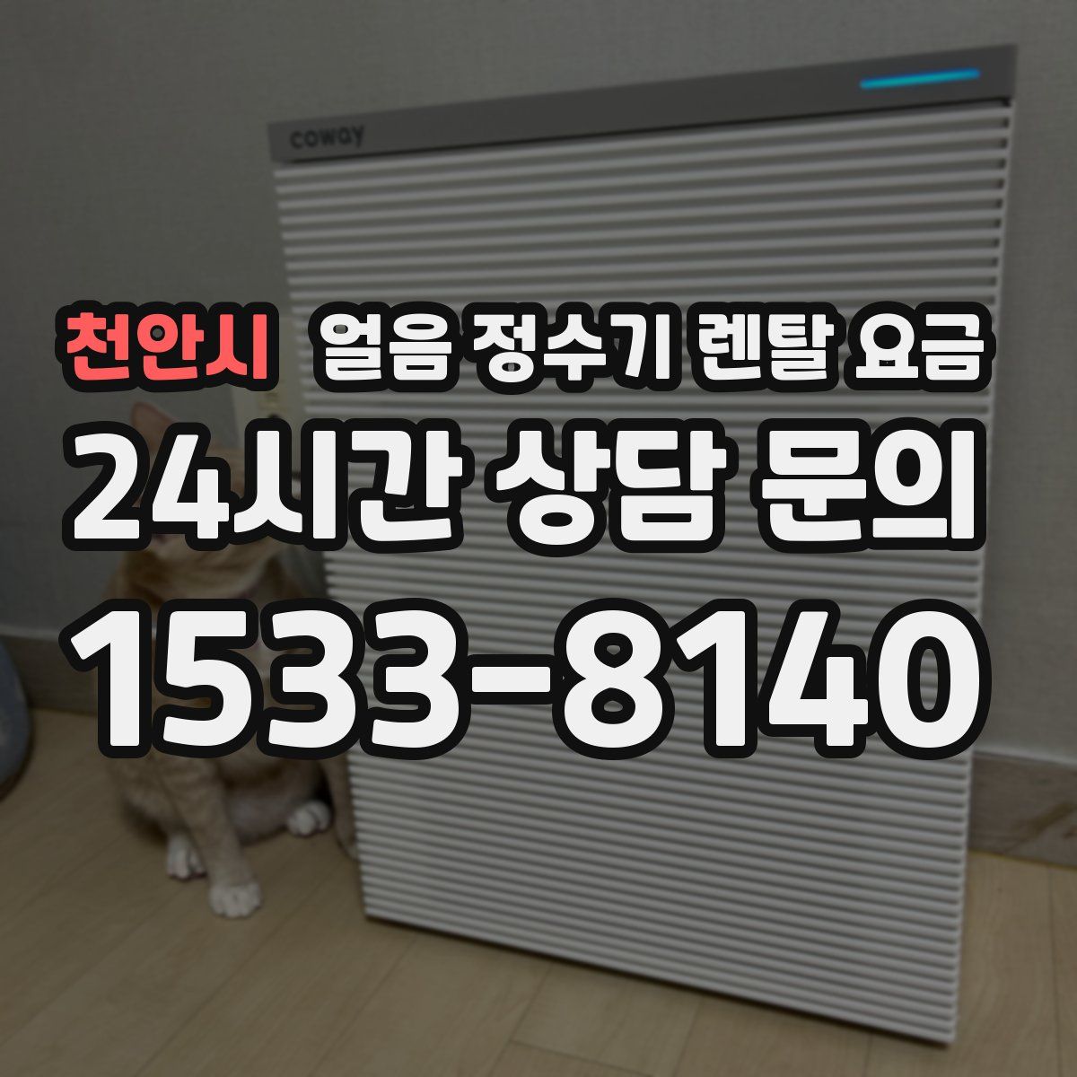 천안시 얼음 정수기 렌탈 요금