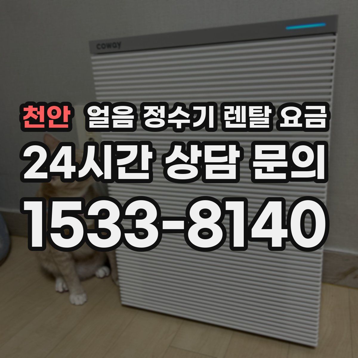 천안 얼음 정수기 렌탈 요금