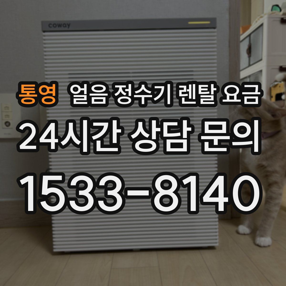 통영 얼음 정수기 렌탈 요금