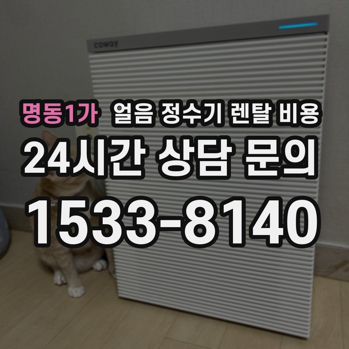 명동1가 얼음 정수기 렌탈 비용 장기 사용 기준으로 고르는 방법