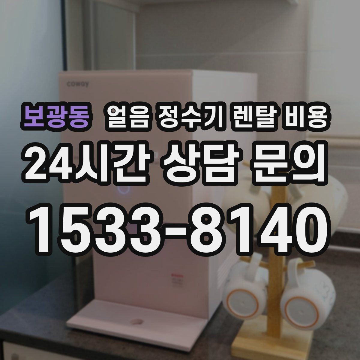 보광동 얼음 정수기 렌탈 비용 불필요한 기능 줄이는 기준