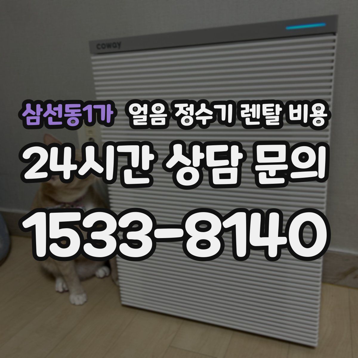 삼선동1가 얼음 정수기 렌탈 비용
