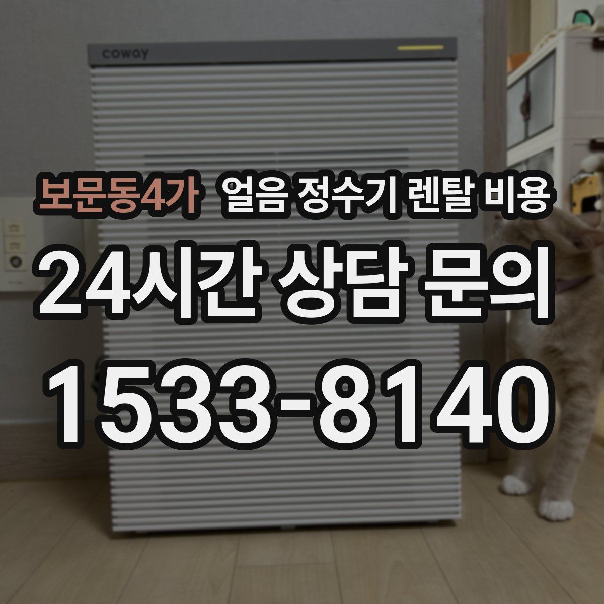 보문동4가 얼음 정수기 렌탈 비용