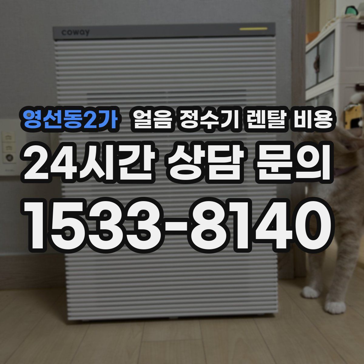 영선동2가 얼음 정수기 렌탈 비용