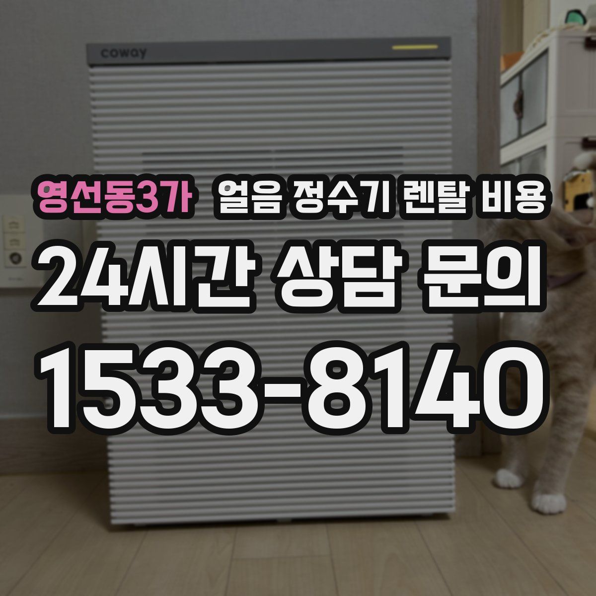 영선동3가 얼음 정수기 렌탈 비용