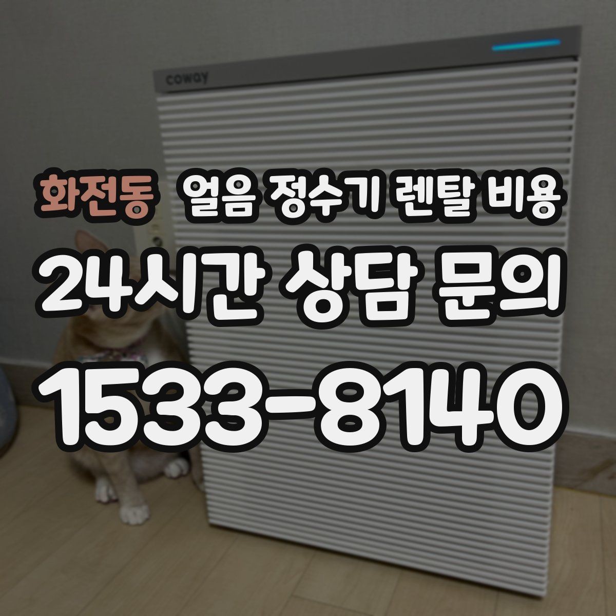 화전동 얼음 정수기 렌탈 비용 부모님도 쉽게 사용하는 제품 기준