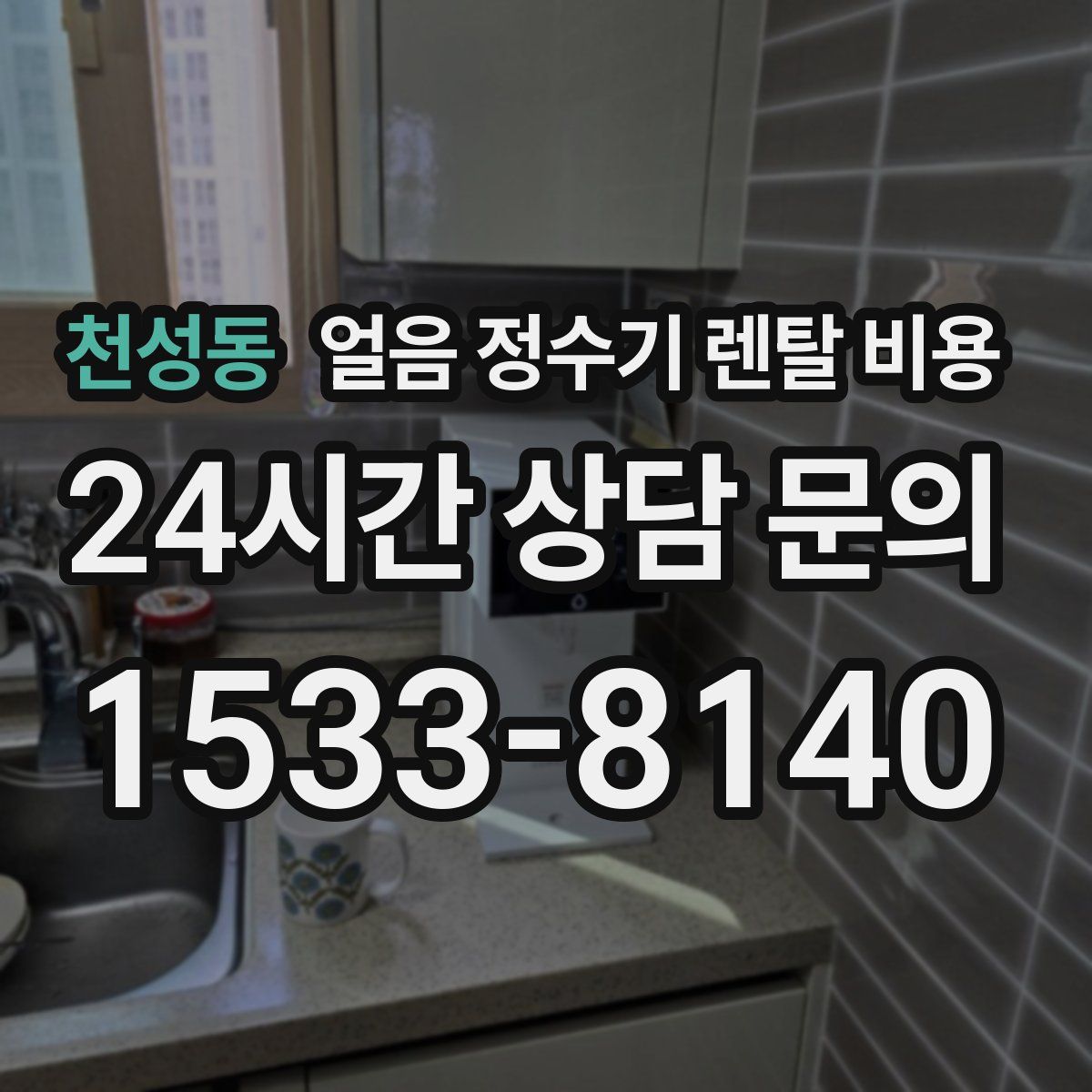 천성동 얼음 정수기 렌탈 비용