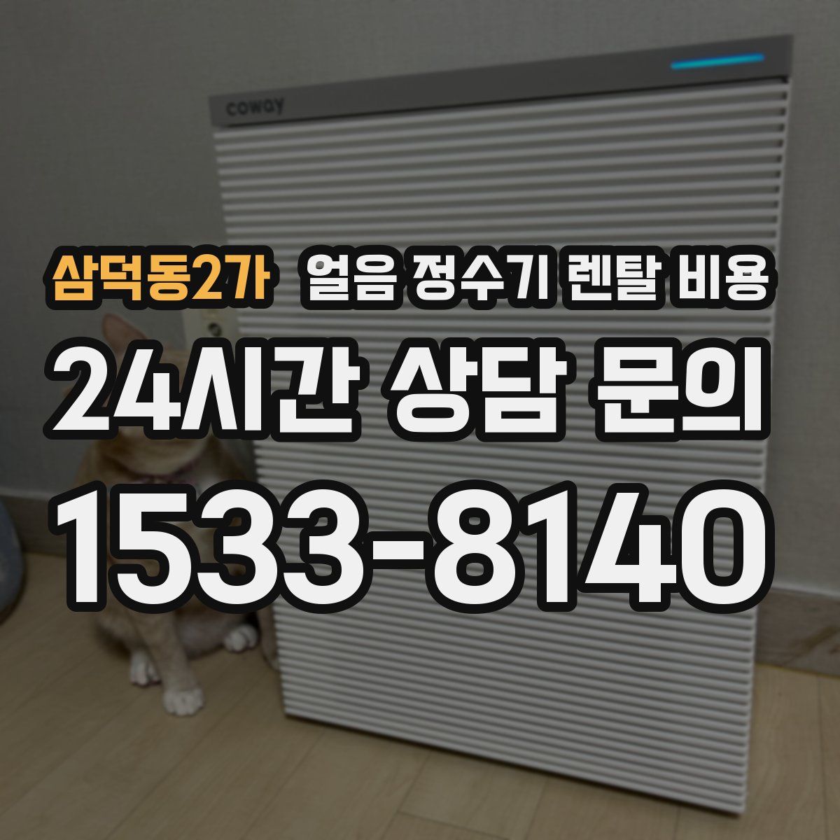 삼덕동2가 얼음 정수기 렌탈 비용