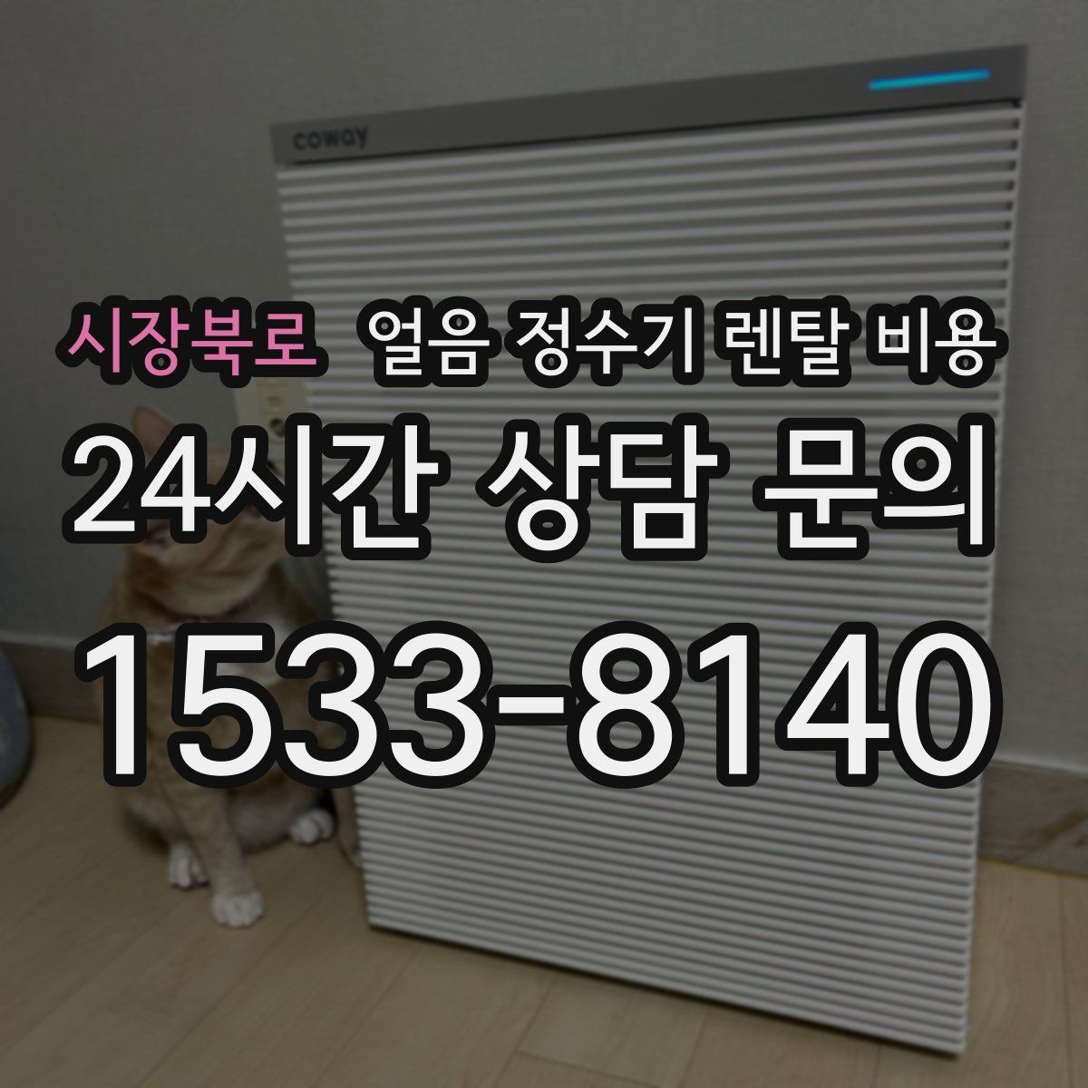 시장북로 얼음 정수기 렌탈 비용 물 사용량과 함께 고려해야 하는 이유