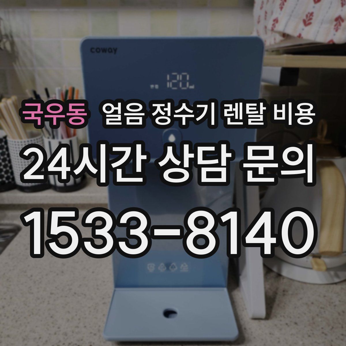 국우동 얼음 정수기 렌탈 비용