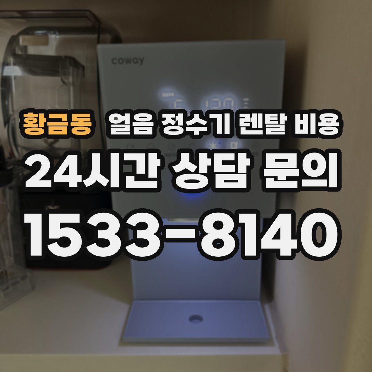 황금동 얼음 정수기 렌탈 비용