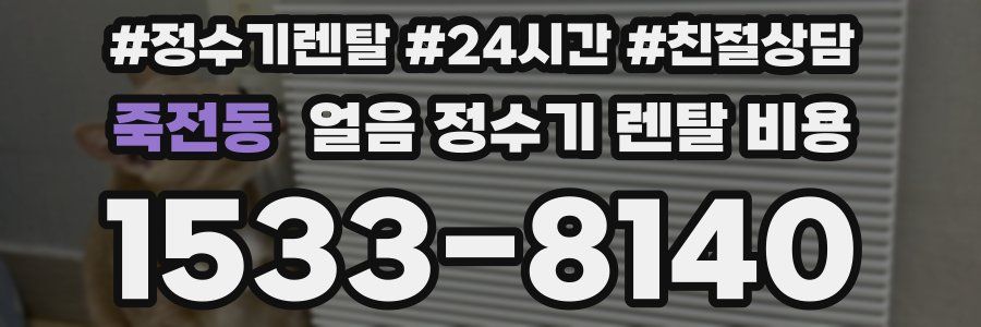 죽전동 얼음 정수기 렌탈 비용